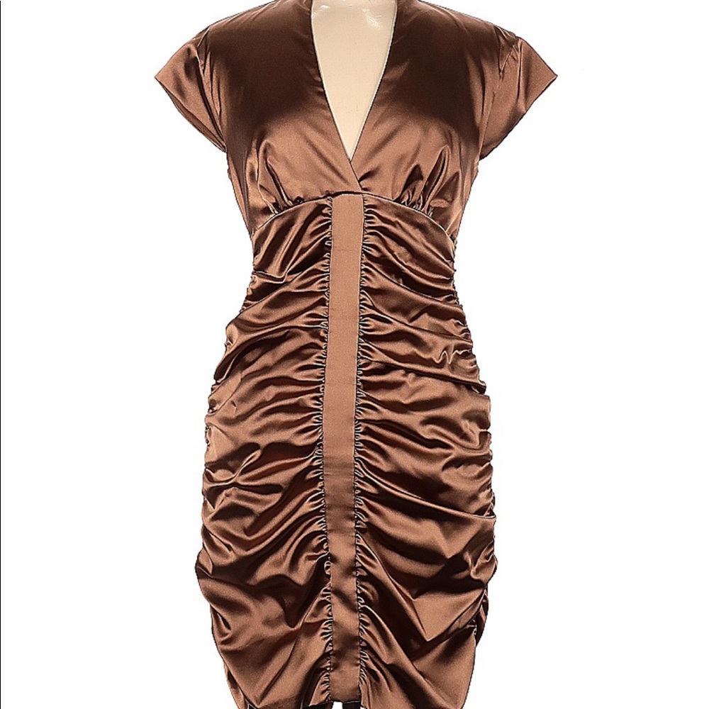 Bodycon Ruched Cocktail Party Dress